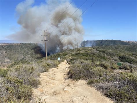 lagunain|fire in laguna canyon today.